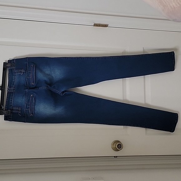 Kalowa Size 7 Skinny High Waist 4 Button Jeans / Jeggings.  Excellent Condition - Picture 12 of 13